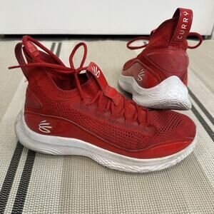 Under Armour Shoes Men’s 7.5 Women’s 9 Red Curry 8 Flow Basketball 3024785-605